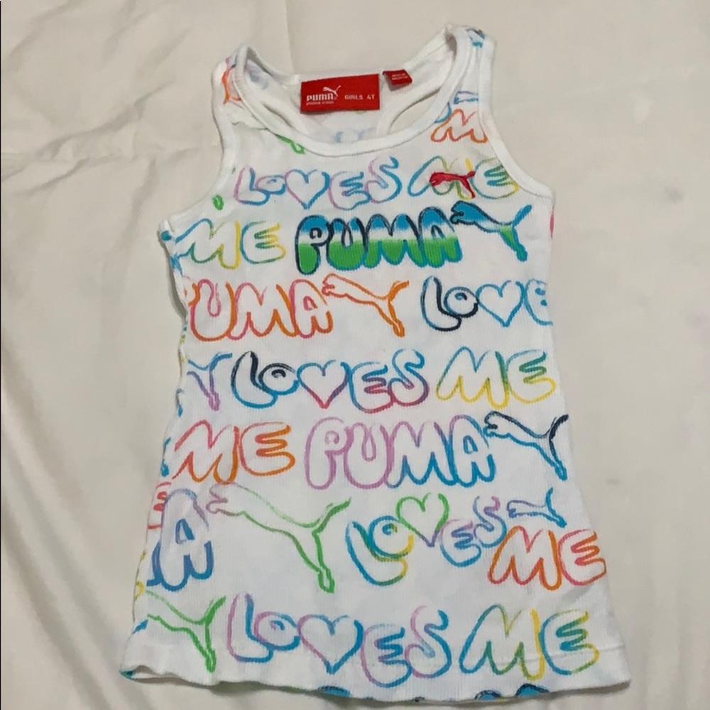 Puma  tank top girls Size 4T